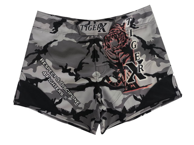 FightShort TigerX CAMO Gris473:1723 622:2140